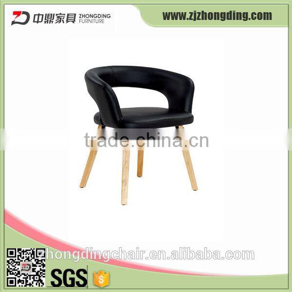 L-153 Comfortable wooden legs leisure chair for sale
