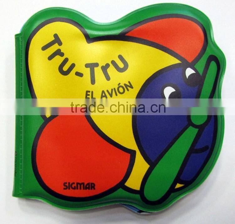 Non toxic bubble PVC waterproof bath baby memory colouring book