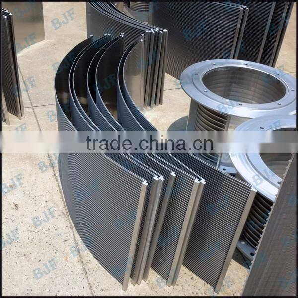 OEM stainless steel triangle wire welded sieve bend screens