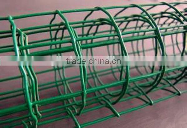 green pvc coated welded wire mesh fence