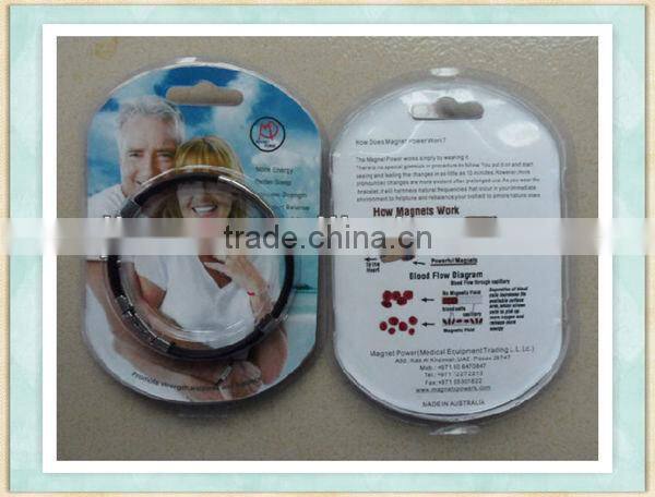 Top seller titanium metal clasp silicone bracelet