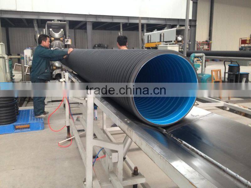 DN500 SN8 Water sewage corrugated PE pipe