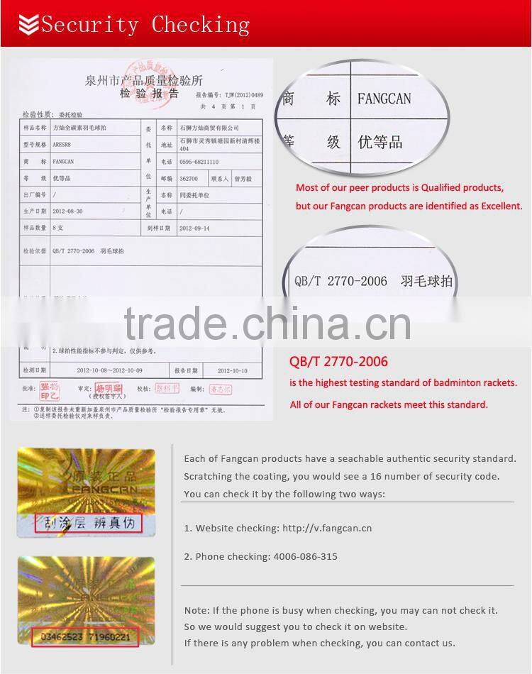 FANGCAN Carbon Aluninum Composite Power Squash Racket