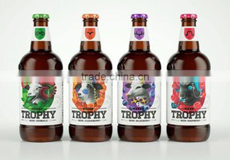 Cheap Glass Beer Bottle Labels/beer label for bottle/printing label