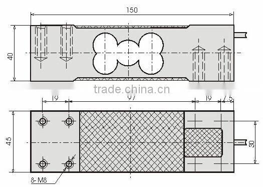 Single point type load cell