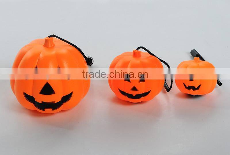 Portable pumpkin lanterns plastic Halloween Bar party decoration holiday lighting