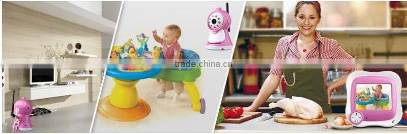 Wireless Digital 2 Ways Audio LED Music Baby Monitor Built-in Lithium Battery