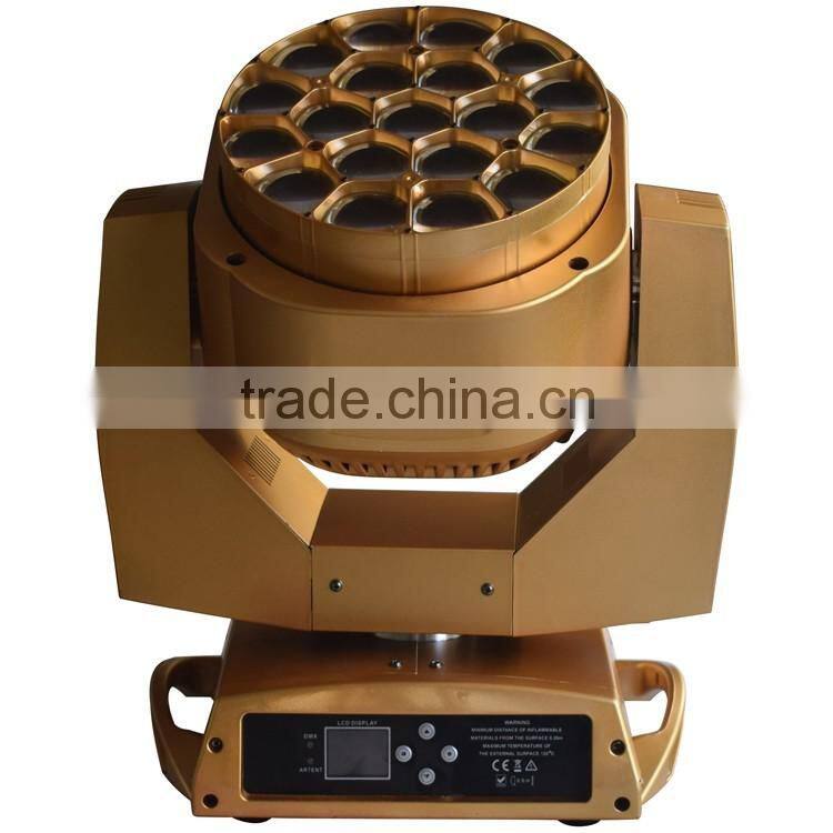 Three Years Warranty Clay Paky Bee Eye K10 Beam Wash Zoom 4in1 RGBW 19x15w LED Moving Head Light