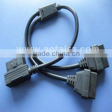 Professional OBD diagnostic interface obd2 Splitter Y cable