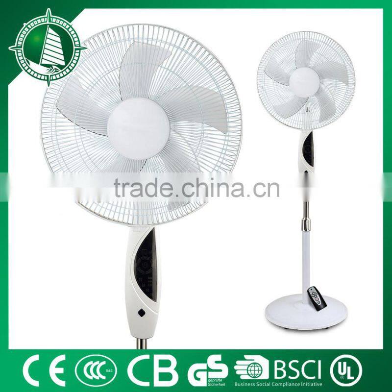 2016 new ABS material air cooling stand fan for home use with RC made in china