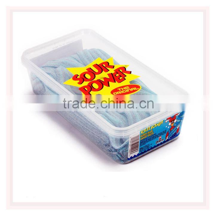 Blueberry Flavor Sour Belt Chews Candy