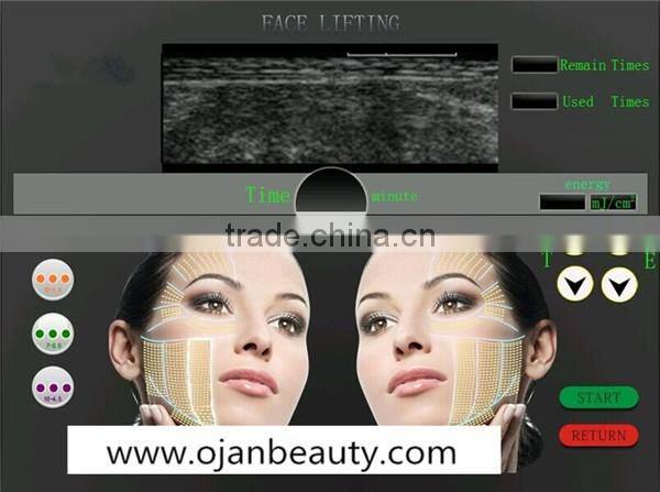 Porfessional therapy HIFU skin tightening machine New products HIFU for face lifting and anti-wrinkle