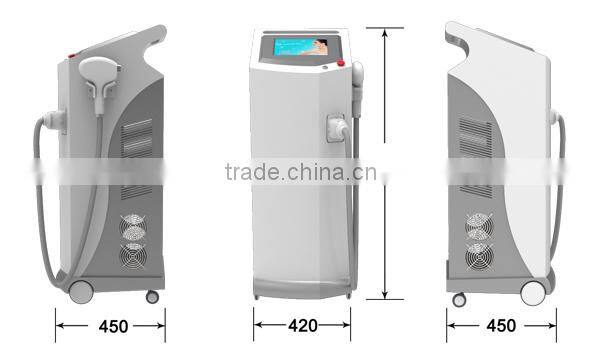 professional micro channel skin rejuvenation fast hair removal 808nm laser diode