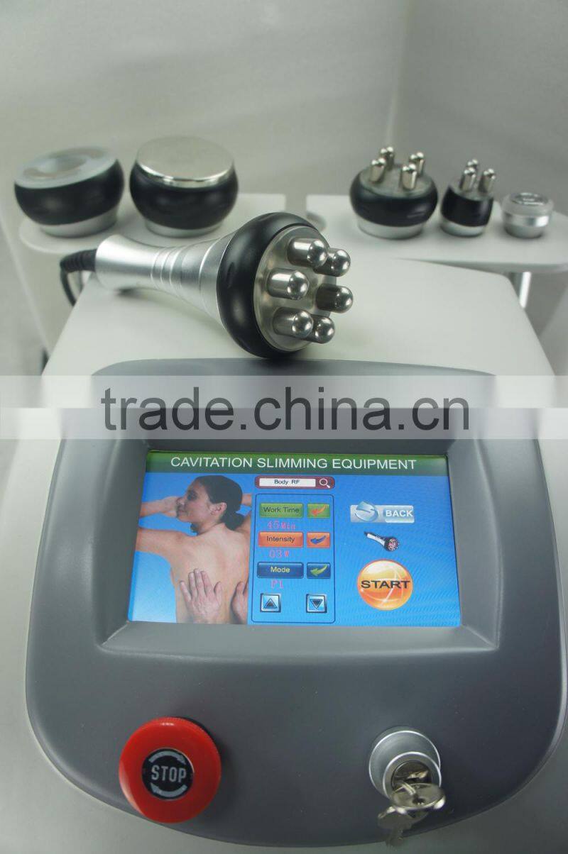 The United States sell like hot cakes!!!!guangzhou manufacturer portable 6 in 1 ultrasonic rf slimming cavitation beauty machine