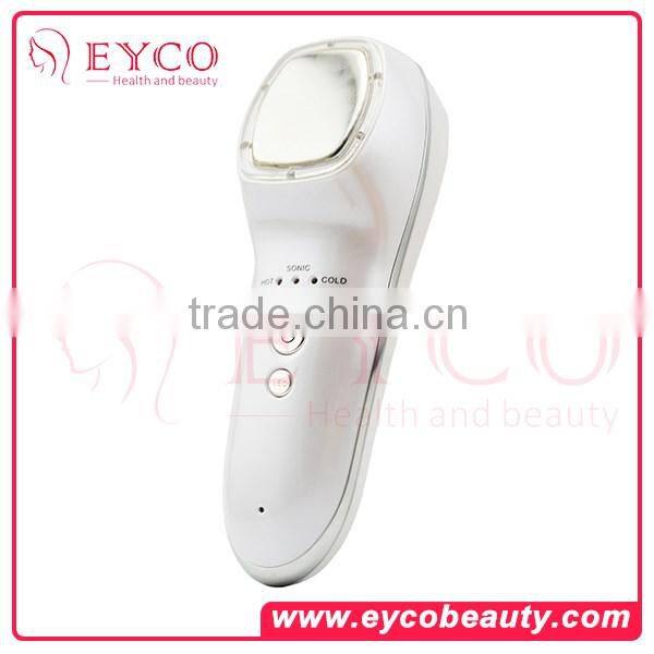 Personal Use Handheld Cool and Heat Hammer Facial Beauty Device with LED Lights