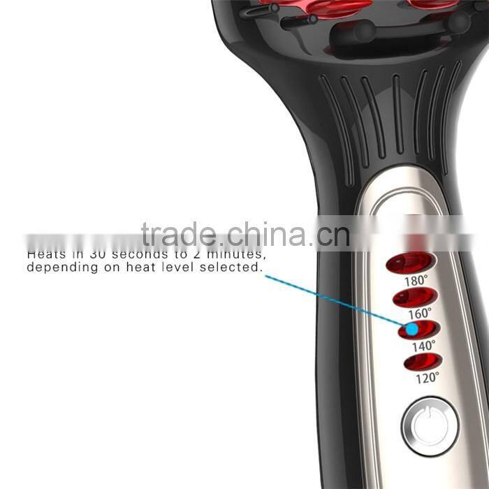 New Products Black pink 3in1 hair straightener 2017