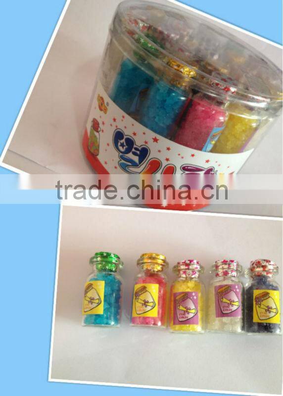 Star candy in bottle