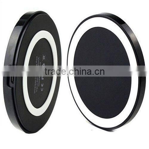 2016 New Wireless Charging Plate Quality Universal Qi Wireless Charger for Samsung Galaxy S7 Magic Disk Stand Qi