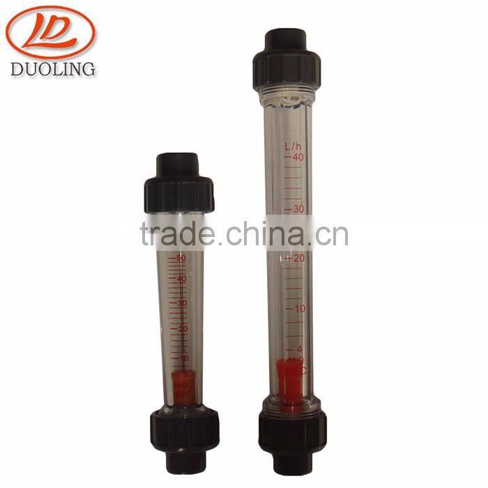 ABS PVC AS flow meter with barrel pump Plastic material