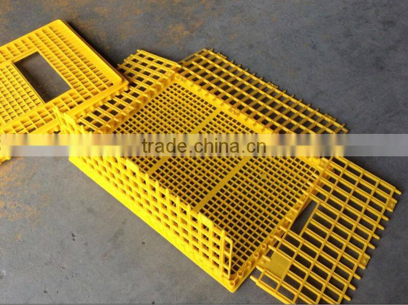Live chicken transport box/plastic broiler transport crate