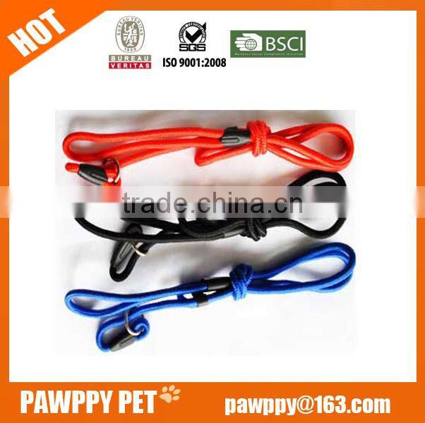 Nylon rope dog leash and harness