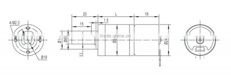 voltage 24v brushless dc motor