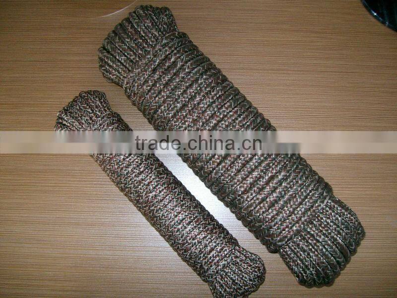 Camouflage Polypropylene Rope, Poly braided rope