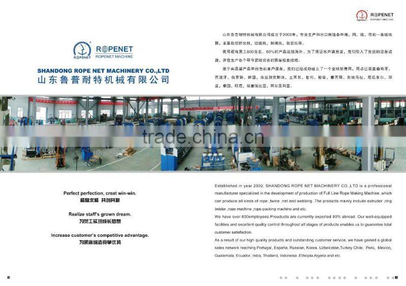 Semi-automatic Plastic yarn/rope rolling machine