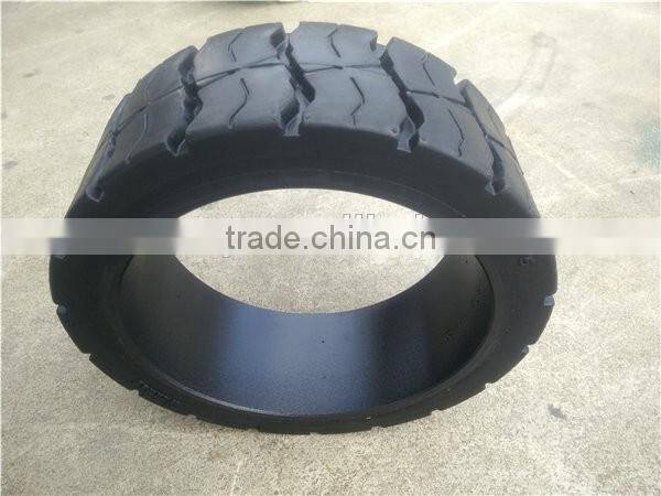 15x5x11 1/4 trailers Solid Tire On Sales Press-on Solid trailer Tire using in port