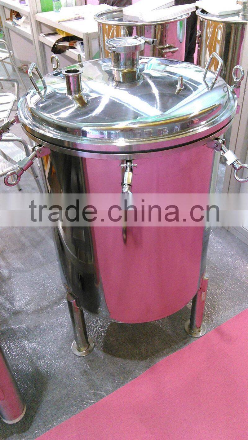 stainless steel pressure storage brite tank