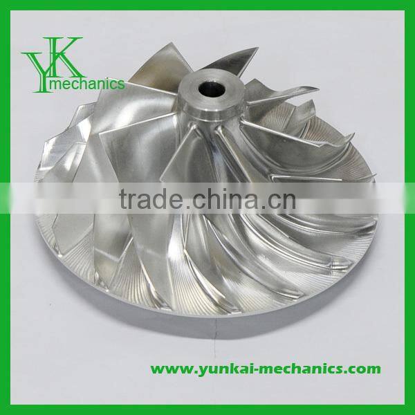 Turbine blow impeller, stainless steel precision blower impeller