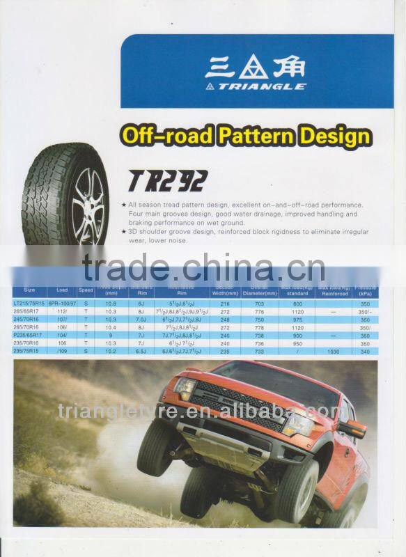 TRIANGLE AT TYRES 245/70R16 TR292 FOR SUV