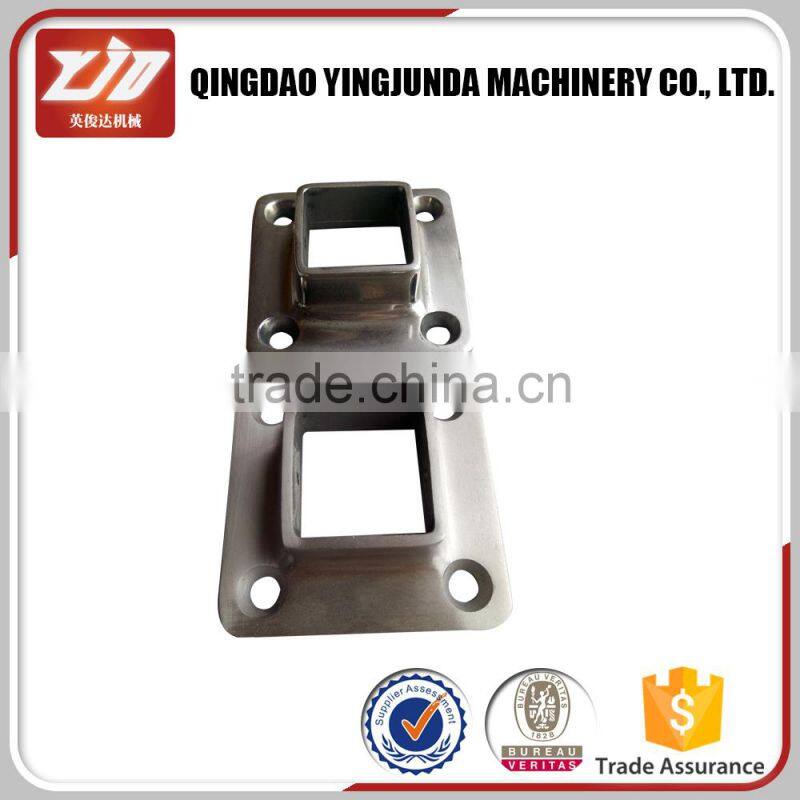 stainless steel handrail fitting base plate steel post base plate