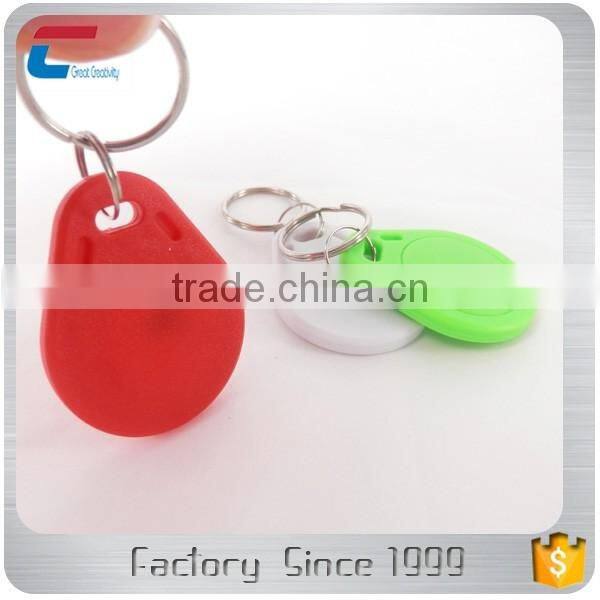 13.56MHz RFID key chain fobs printable programmable writable NFC key fob tag