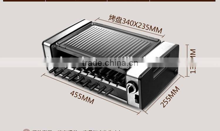 2017 Stainless steel Portable Electric bbq grill for camping