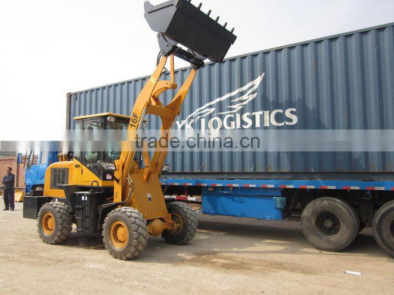 Mini wheel loader ZL16F, with CE certification,with cab or sunshade