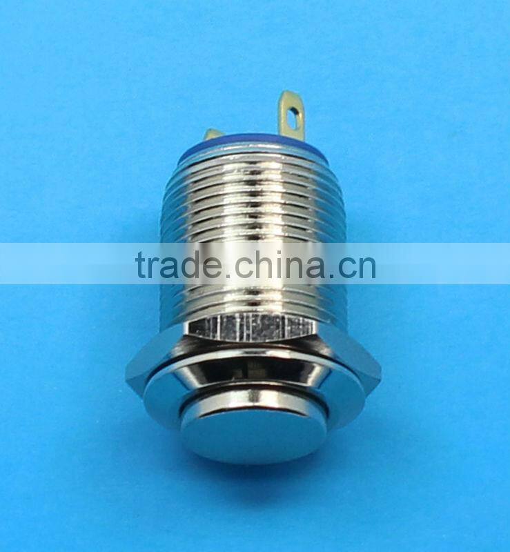 12mm push button switch waterproof 120v