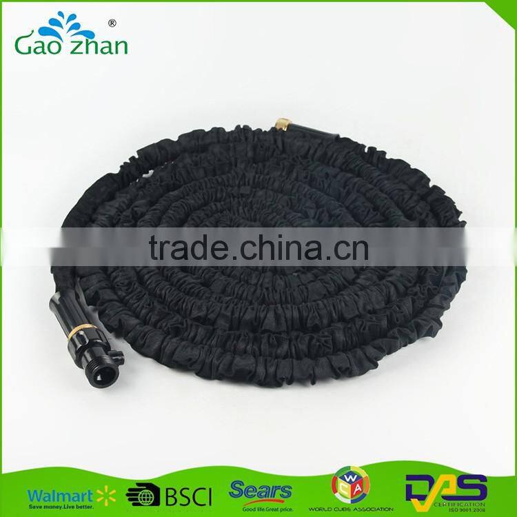 BLACK garden hose pipe/magic garden hose/retractable garden hose with free samples
