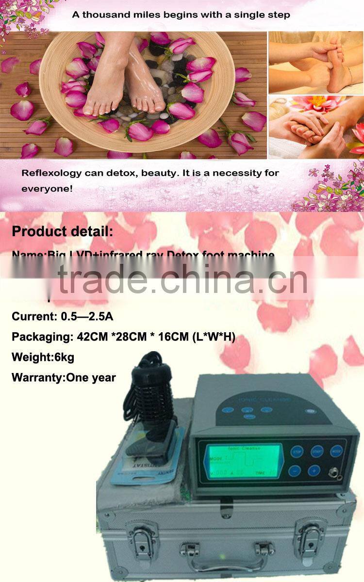 2017 Detox foot spa with LCD screen factory price