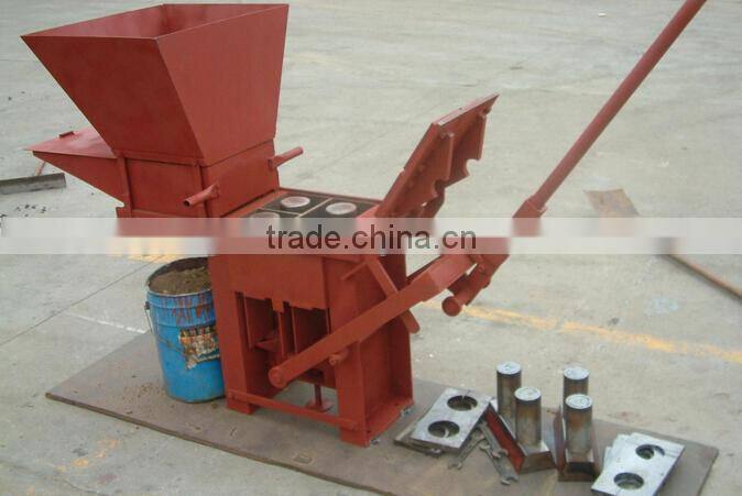 Manual interlocking brick making machine