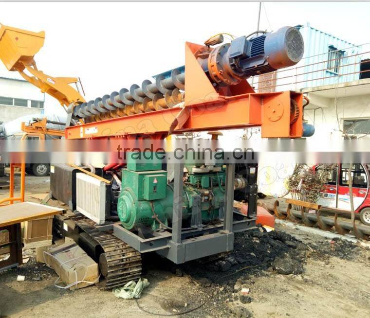 Solar pile driver engineering piling machine