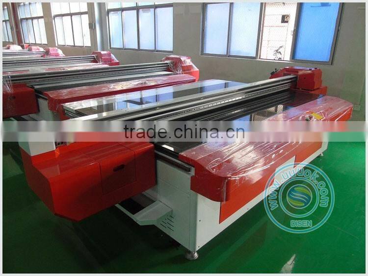 Large format high precision UV machine glass printing