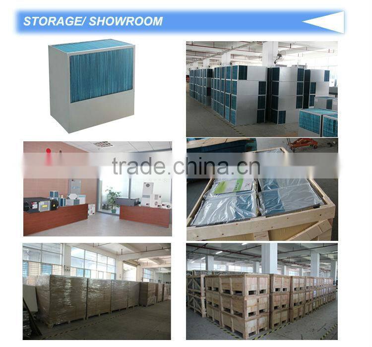 Counter flow air to air exchange core