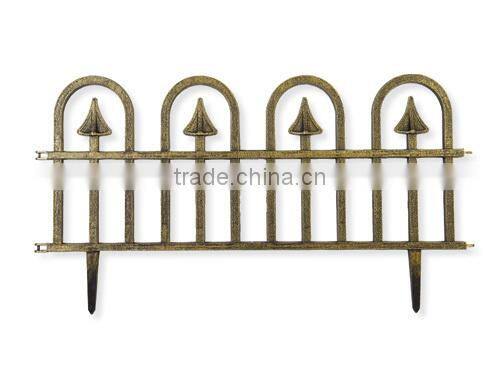 factory price golden plastic split rail fence