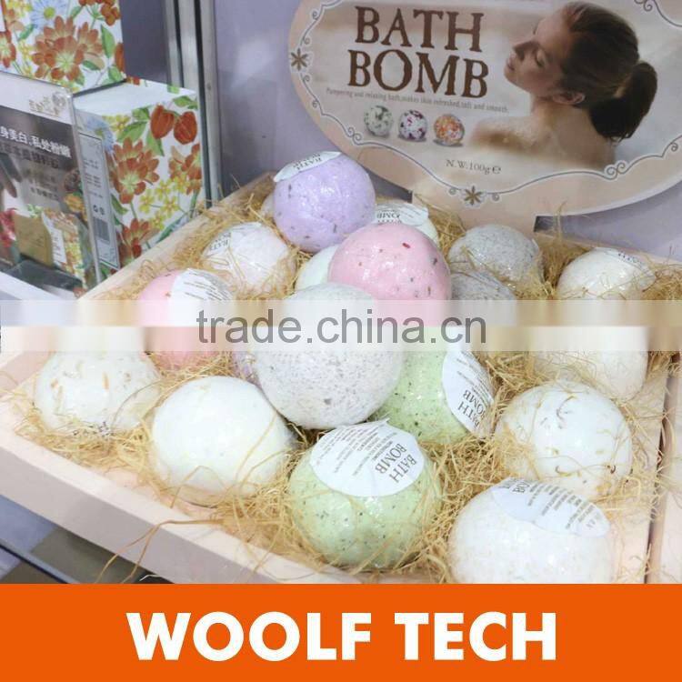 100% Handmade Luxury Moisturizing Fizzy Bath Bomb With rose Oil