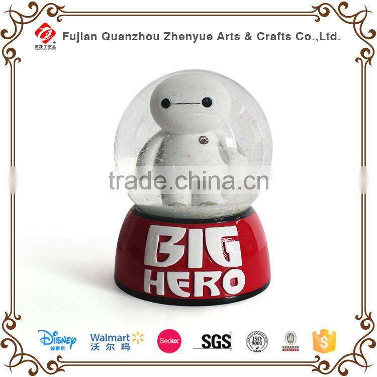 2016 cheap bulk polyresin snow globe for christmas gifts