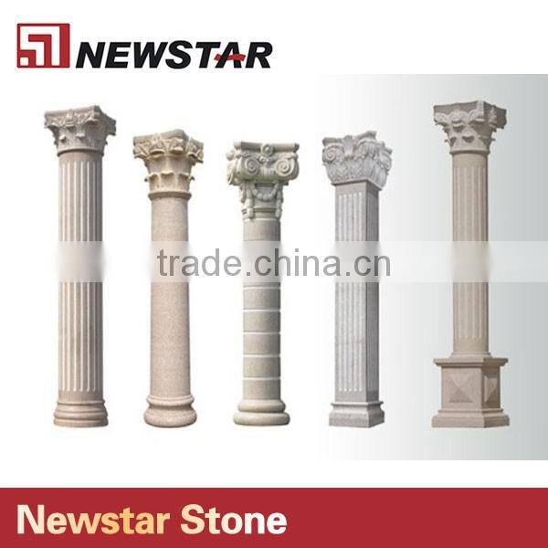 Newstar roman cap granite gate pillar design