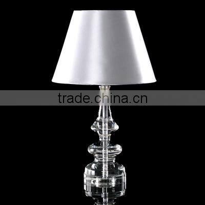 modern crystal beside lamp for hotel decoration