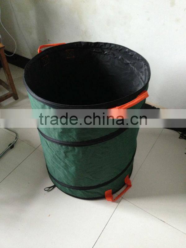 600D Oxford Garden Trash Bin With 3 Handles