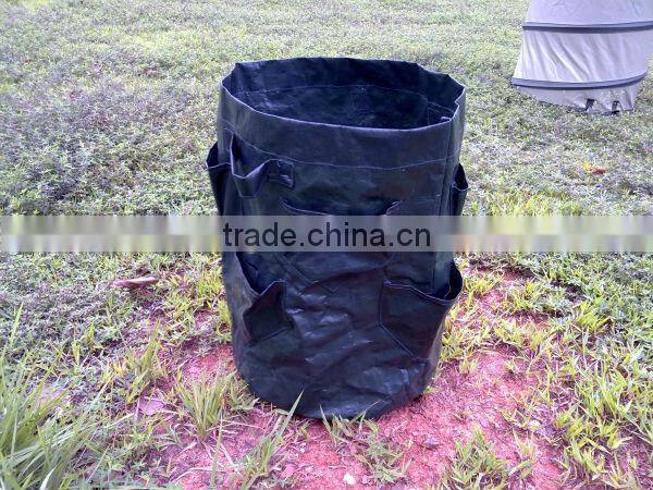 PE Green Herb Grow Bag,Herb Planter With Pockets